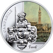 2 Dollars - Elizabeth II St Mark's Campanile, Niue, 2016 reverse image