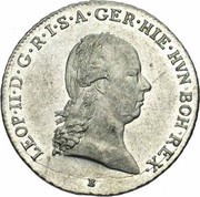 ¼ Couronne / Kronenthaler - Leopold II obverse image