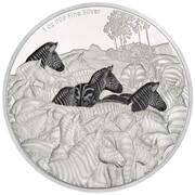 2 Dollars - Elizabeth II Zebra, Niue, 2016 reverse image