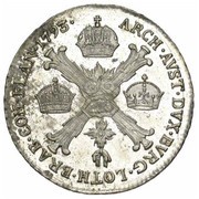 ¼ Couronne / Kronenthaler - Franz II, Belgium, 1792-1797 reverse image