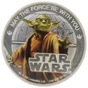 2 Dollars - Elizabeth II Yoda, Niue, 2016 reverse image