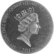 2 Dollars - Elizabeth II Death of Abel obverse image