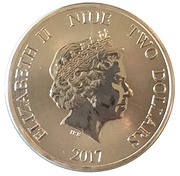 2 Dollars - Elizabeth II African Lion obverse image