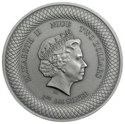 2 Dollars - Elizabeth II Black Hole obverse image