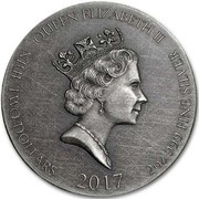 2 Dollars - Elizabeth II Crucifixion of Jesus obverse image