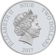2 Dollars - Elizabeth II Darth Vader obverse image