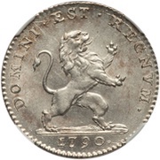 1 Florin / Gulden Type 2; Insurrection Coinage obverse image