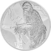 2 Dollars - Elizabeth II Chewbacca, Niue, 2017 reverse image