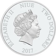 2 Dollars - Elizabeth II Doctor Who: Season 10 obverse image