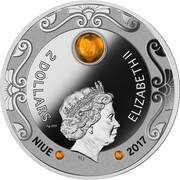 2 Dollars - Elizabeth II Falcon of Tutankhamun obverse image