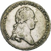 ½ Couronne / Kronenthaler - Joseph II Type 1 obverse image