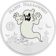 2 Dollars - Elizabeth II Ghost, Niue, 2017 reverse image