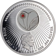2 Dollars - Elizabeth II Love - Heart obverse image