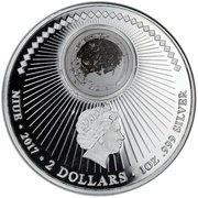 2 Dollars - Elizabeth II Mission to Mars obverse image