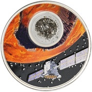2 Dollars - Elizabeth II Mission to Mars, Niue, 2017 reverse image
