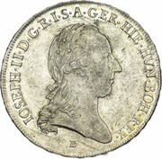 ½ Couronne / Kronenthaler - Joseph II Type 2 obverse image