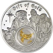 2 Dollars - Elizabeth II Three Wise Men, Niue, 2017 reverse image