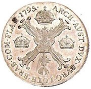 ½ Couronne / Kronenthaler - Franz II reverse image