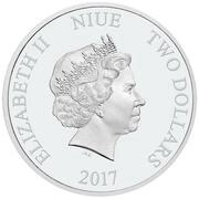 2 Dollars - Elizabeth II Year of the Rooster obverse image