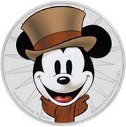 2 Dollars - Elizabeth II Mickey's Christmas Carol, Niue, 2017 reverse image