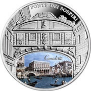 2 Dollars - Elizabeth II Ponte dei Sospiri, Niue, 2017 reverse image