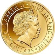 2 Dollars - Elizabeth II Christmas Wreath obverse image