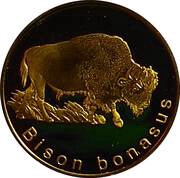 2 Dollars - Elizabeth II European Bison, Niue, 2017 reverse image