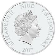 2 Dollars - Elizabeth II YT-1300 Millennium Falcon obverse image