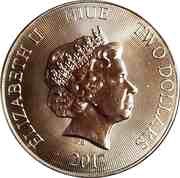 2 Dollars - Elizabeth II HMS Bounty obverse image
