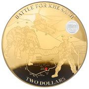 2 Dollars - Elizabeth II Battle for Khe Sanh, Niue, 2018 reverse image