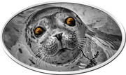 2 Dollars - Elizabeth II Baby Seal, Niue, 2018 reverse image