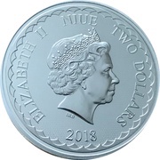 2 Dollars - Elizabeth II Double Dragon obverse image