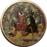 2 Dollars - Elizabeth II Scrooge McDuck Safe Room, Niue, 2018 reverse image