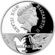 2 Dollars - Elizabeth II On Land obverse image