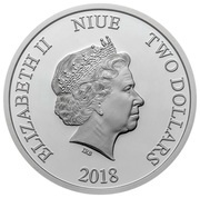2 Dollars - Elizabeth II Minion Christmas 2018 obverse image