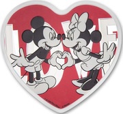 2 Dollars - Elizabeth II Mickey + Minnie, Niue, 2018 reverse image