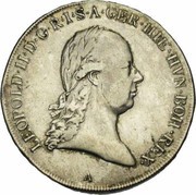1 Couronne / Kronenthaler - Leopold II obverse image