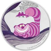 2 Dollars - Elizabeth II Cheshire Cat, Niue, 2018 reverse image