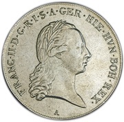 1 Couronne / Kronenthaler - Franz II Type II obverse image