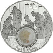 2 Dollars - Elizabeth II Bethlehem, Niue, 2018 reverse image