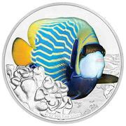 2 Dollars - Elizabeth II Angelfish, Niue, 2018 reverse image