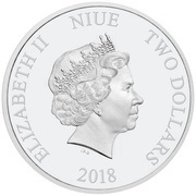 2 Dollars - Elizabeth II Darth Maul obverse image