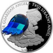 2 Dollars - Elizabeth II Your Guardian Angel, Niue, 2018 reverse image