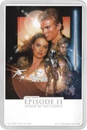 2 Dollars - Elizabeth II Attack of the Clones, Niue, 2018 reverse image
