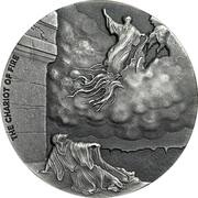 2 Dollars - Elizabeth II Chariot of Fire, Niue, 2018 reverse image