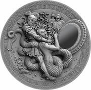 2 Dollars - Elizabeth II Perseus, Niue, 2018 reverse image
