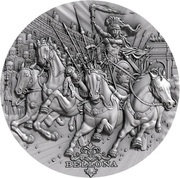 2 Dollars - Elizabeth II Bellona, Niue, 2018 reverse image