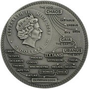 2 Dollars - Elizabeth II Cronus obverse image