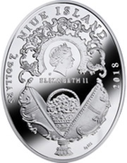 2 Dollars - Elizabeth II Blue Tsarevich Constellation Egg obverse image