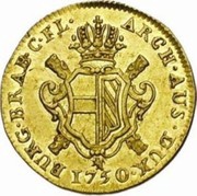 1 Souverain - Maria Theresa Type 1 reverse image